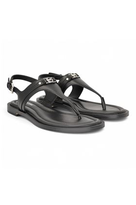 Infradito donna in pelle colore nero. MICHAEL KORS | 40S5MAFS4L-NERO